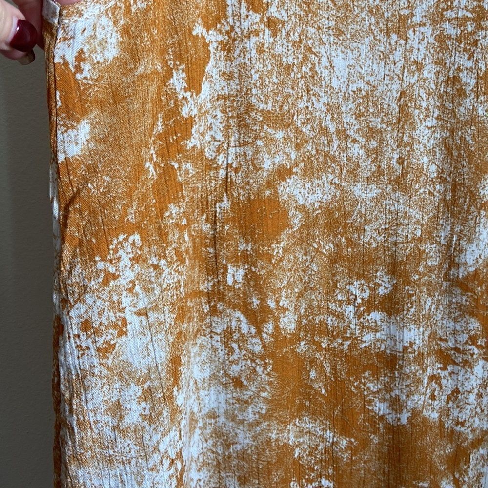 Fletch & Co Mustard Mineral Wash Tank NWT Sz L - Picture 6 of 7